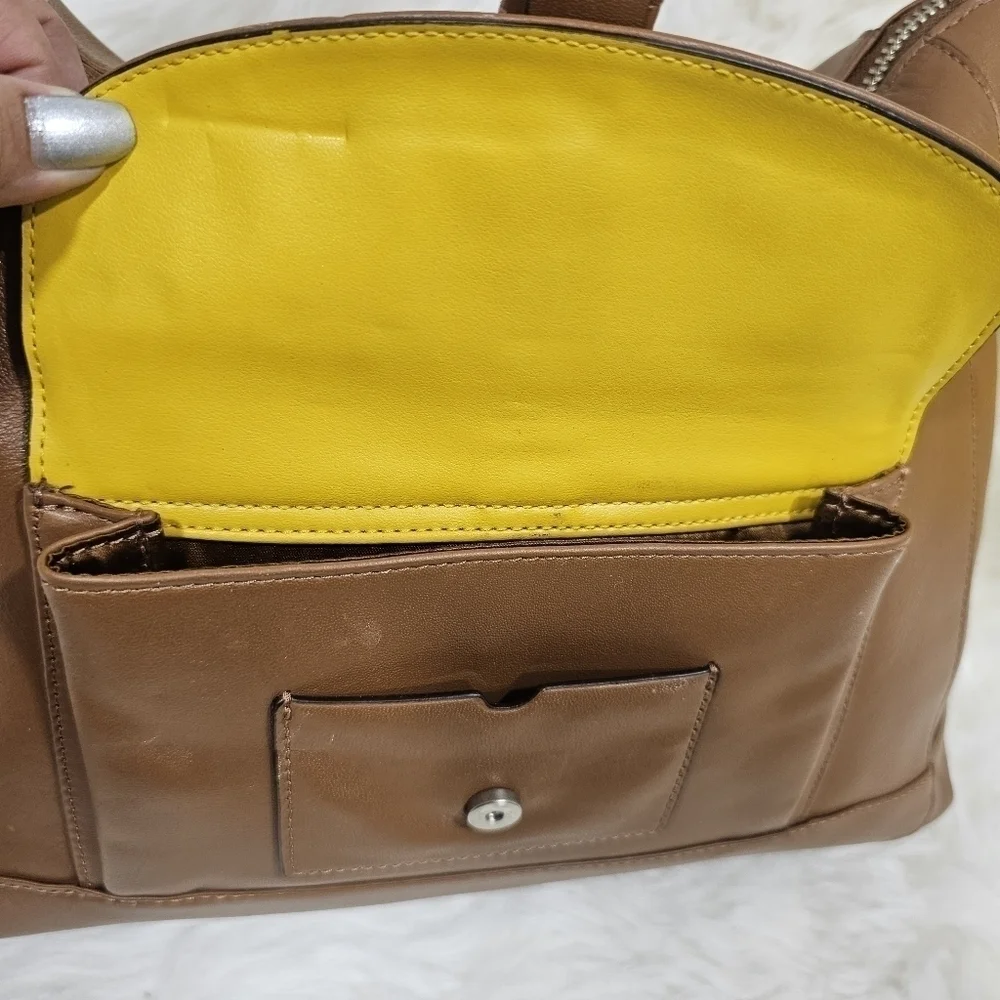 Coach F29881 Charlie Leather Hobo Shoulder Bag – Brown